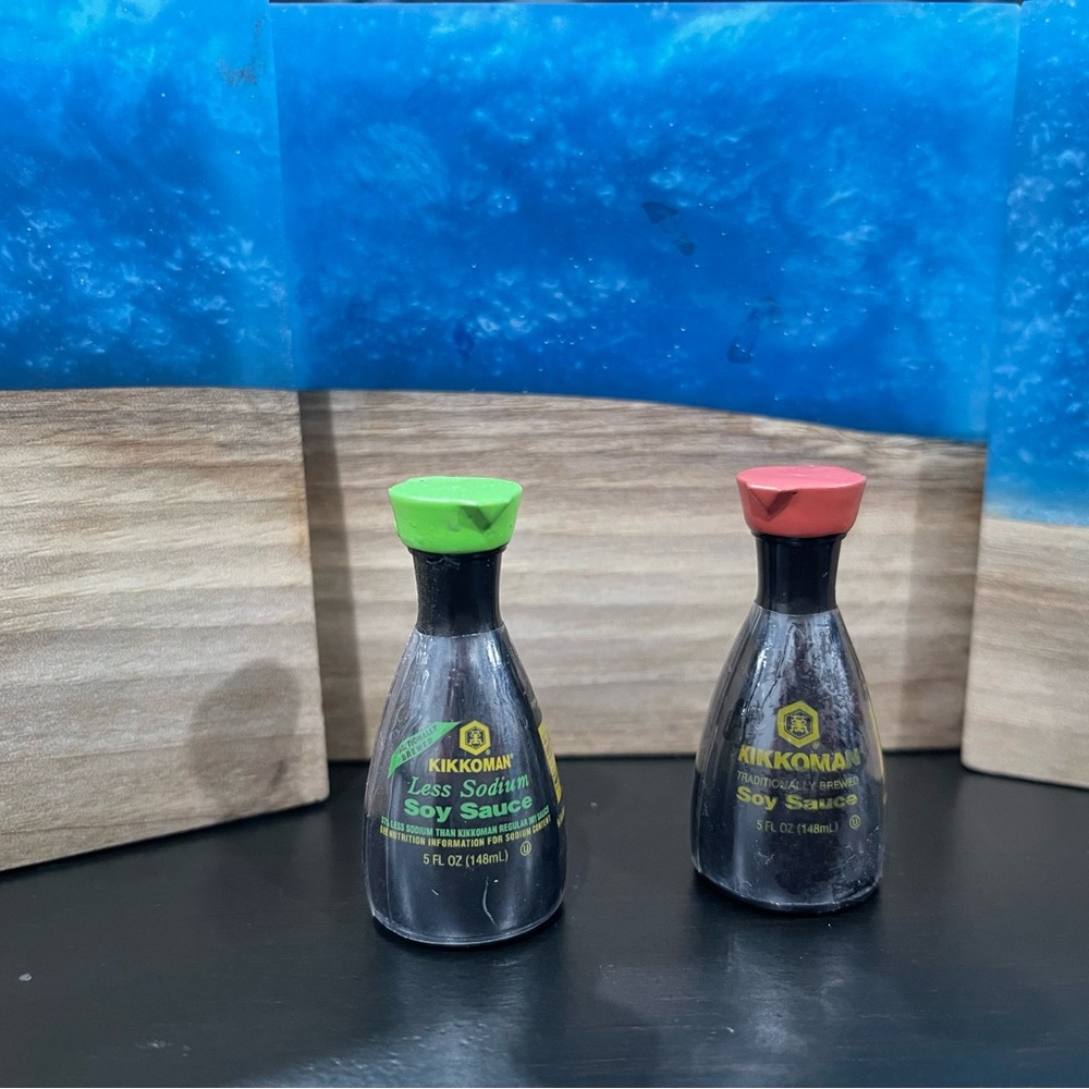 Kikkoman Regular and Low Sodium Soy Sauce Mini Brands
